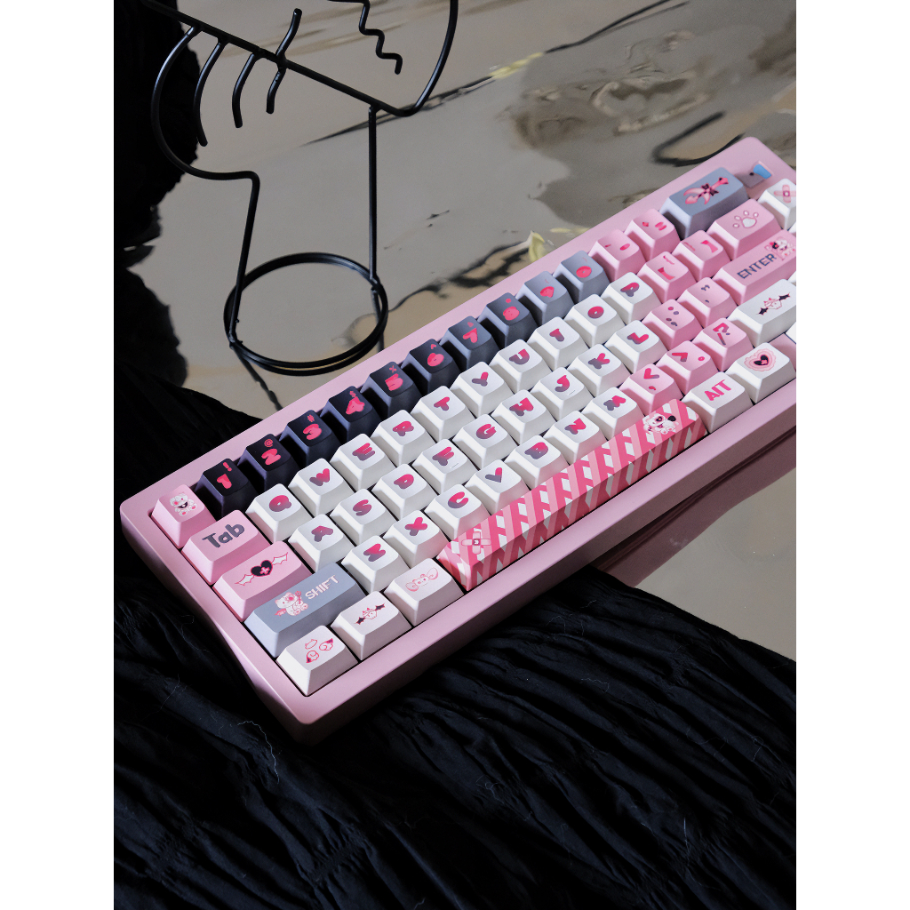 Demon bear Bộ Bàn Phím Cơ 142 Phím pbt Màu cherry profile Cá Nhân Hóa gmk