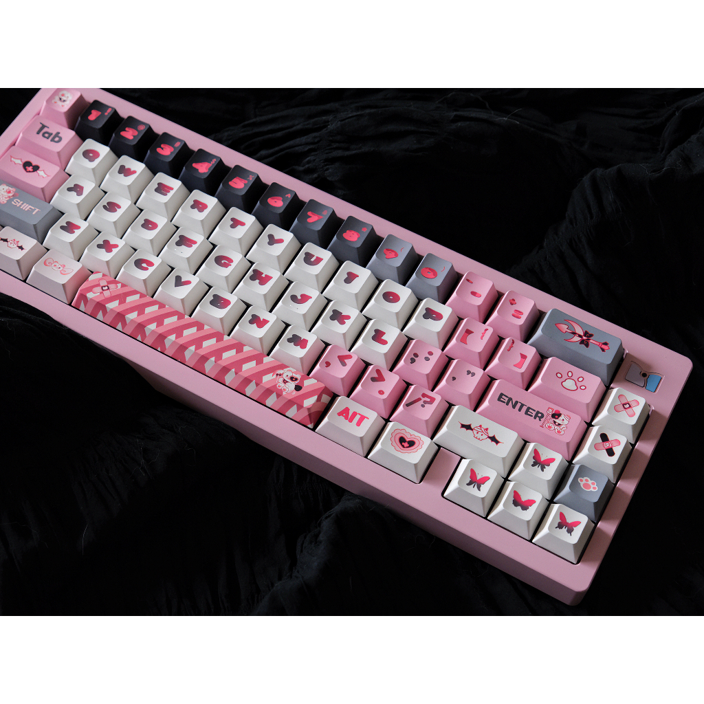 Demon bear Bộ Bàn Phím Cơ 142 Phím pbt Màu cherry profile Cá Nhân Hóa gmk