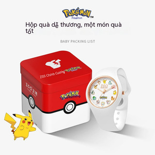 Đồng hồ trẻ em Pokémon chung đồng hồ đeo tay nam nữ học sinh chống thấm nước đồng hồ silicon hoạt hình dễ thương