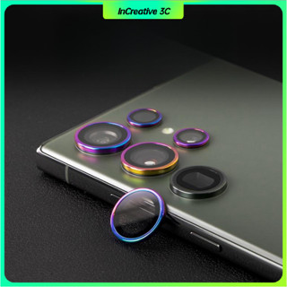 Hoda Miếng Dán Camera Lens protector compatible for Samsung Galaxy S23 S24 S25 ultra S24u S25u S23u Bảo Vệ Ống Kính Máy Ảnh Chống Trầy Xước / Dấu Vân Tay Nhiều Màu Tùy Chọn Cho samsung galaxy s23 ultra s24 ultra plus