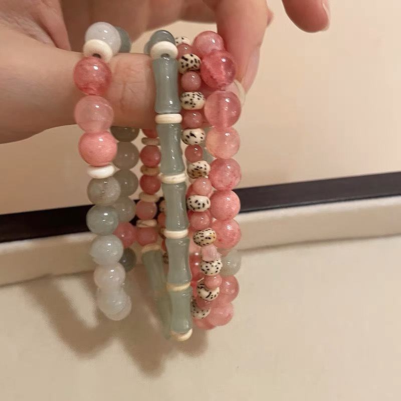 Mới Vòng Tay Chuỗi Hạt Đá Tự Nhiên Phong Cách Trung Hoa