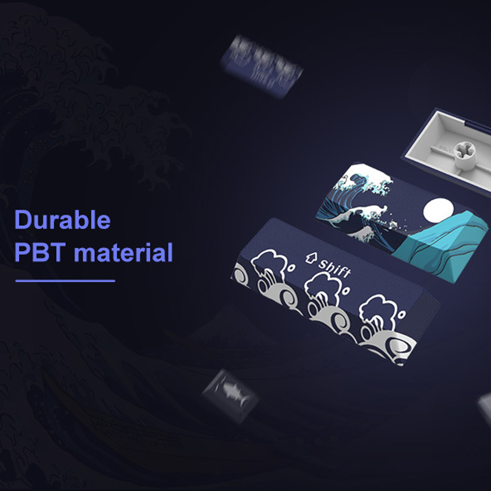 Đen Bàn Phím Cơ 132 Phím Chủ Đề Biển San Hô cherry profile Chất Lượng Cao