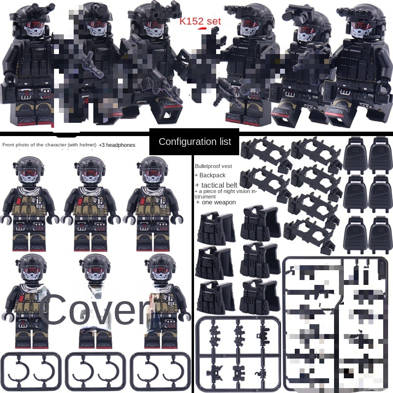 Mô Hình Tượng Quân Đội minifigures Cho Bé Trai