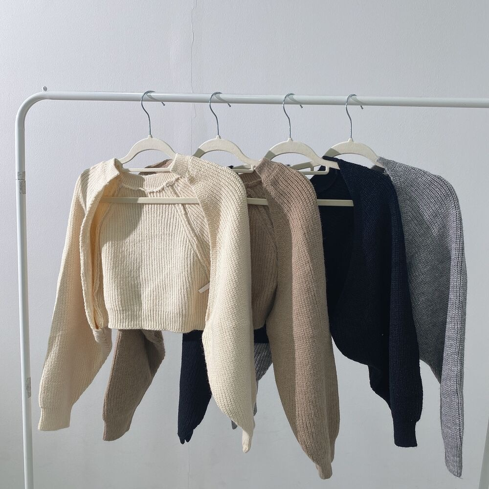 QADCOL Áo Khoác cardigan Dệt Kim Tay Dài Thời Trang Mùa Thu Cho Phái Nữ