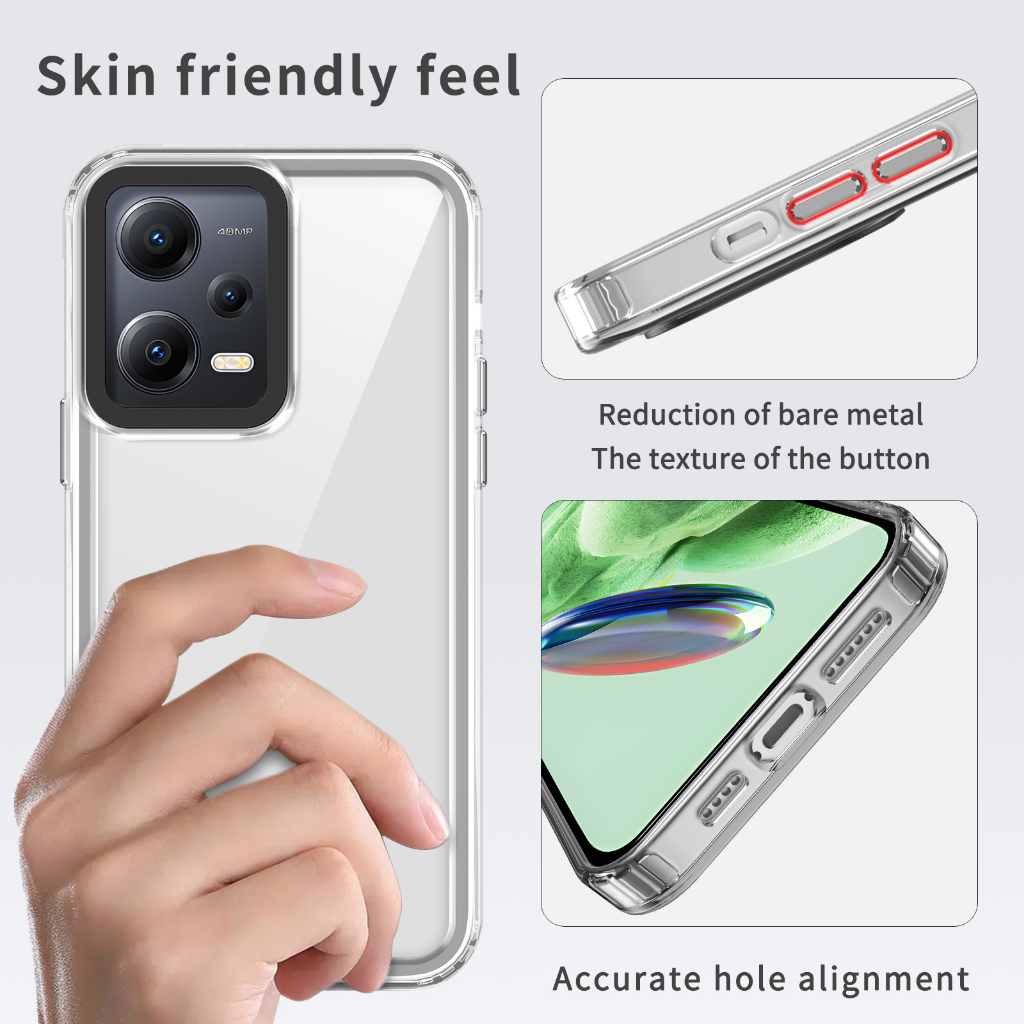 Ultra Ốp Điện Thoại Silicon pc Siêu Mỏng Trong Suốt Cho xiaomi redmi note 12 11 pro 4g 5g redmi note 11 pro 4g 5g 11s 12r