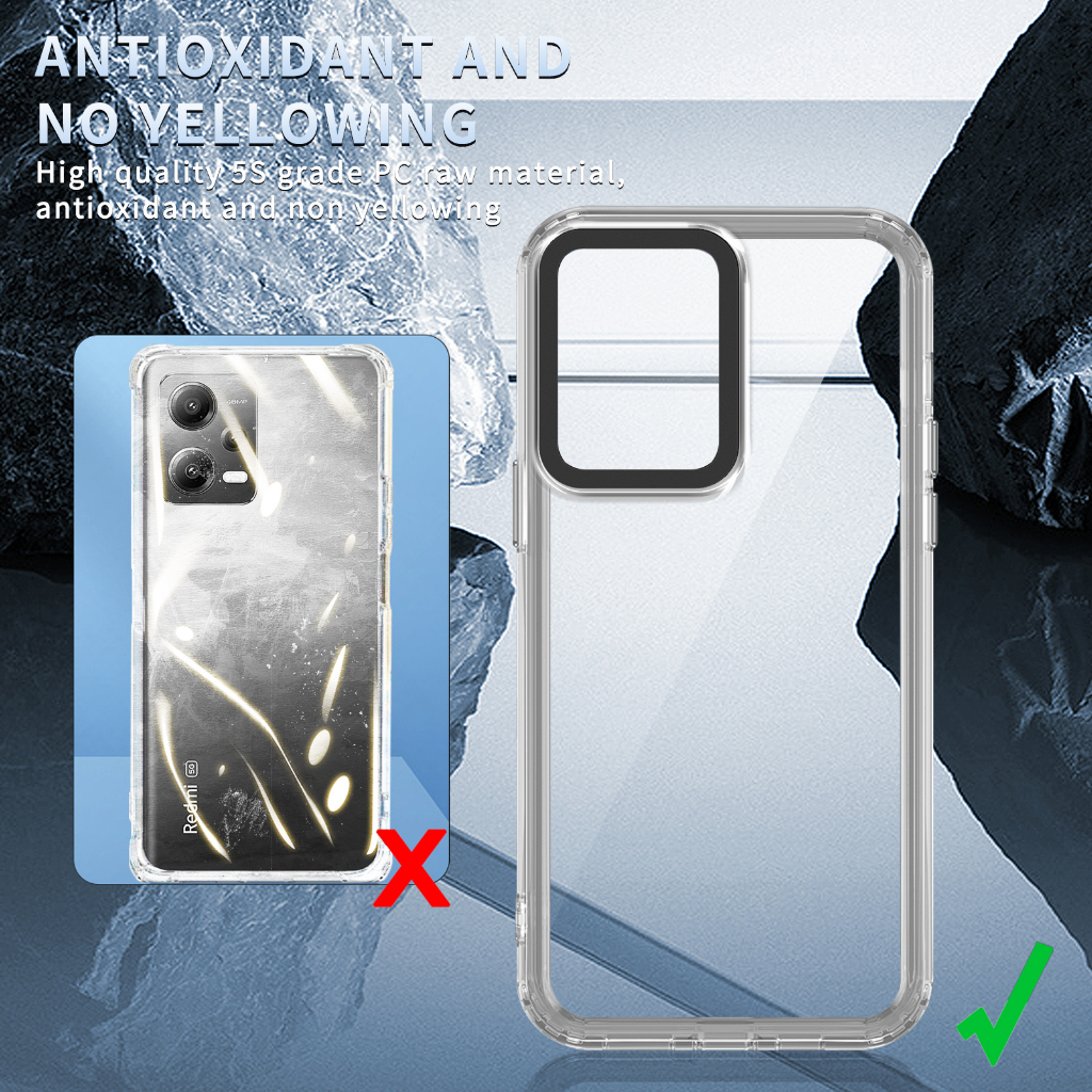 Ultra Ốp Điện Thoại Silicon pc Siêu Mỏng Trong Suốt Cho xiaomi redmi note 12 11 pro 4g 5g redmi note 11 pro 4g 5g 11s 12r