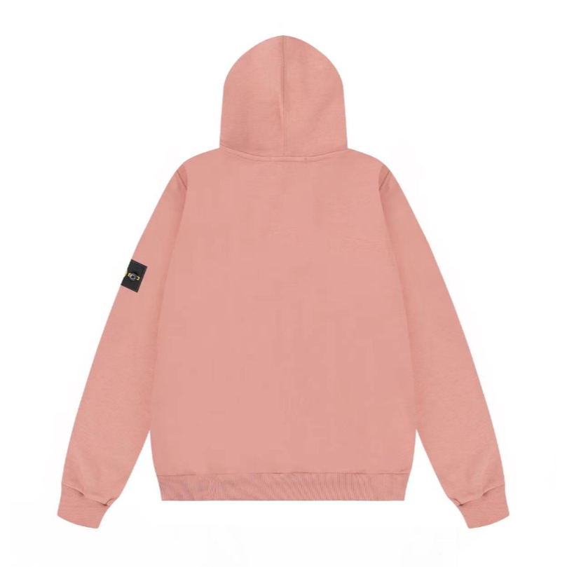 Áo Khoác cardigan Có Mũ Trùm Và Dây Kéo Thiết Kế Vải terry stone isla-Uen Đa Năng Cho Cả Nam Và Nữ