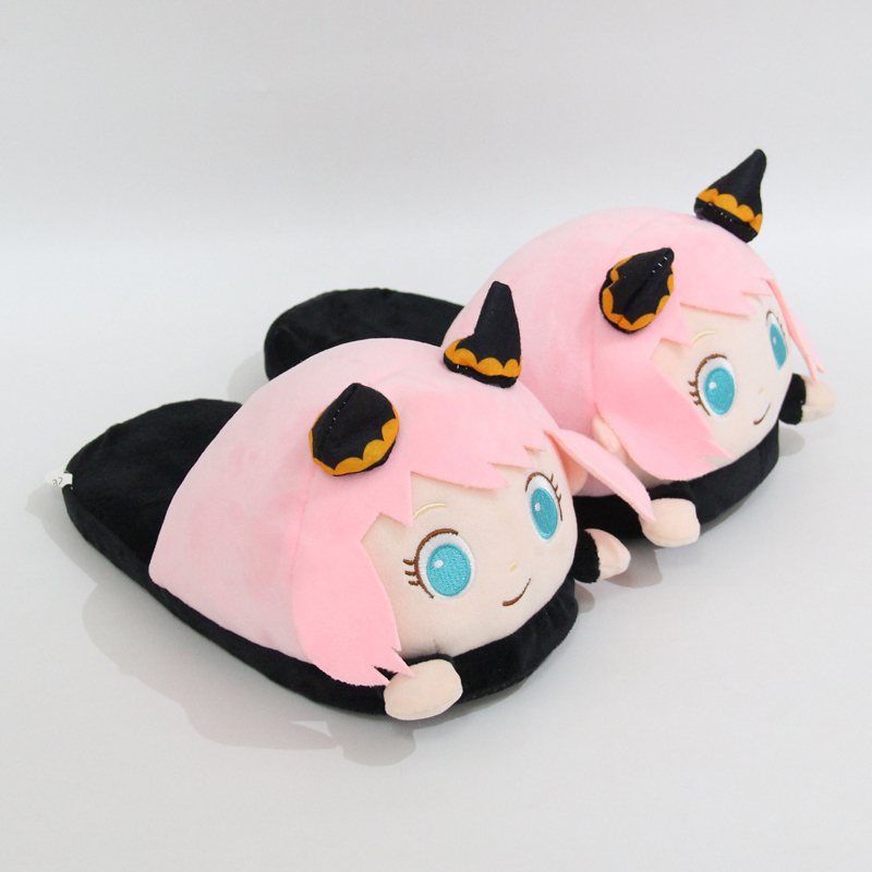 Dép Bông Đi Trong Nhà Hình Hoạt Hình anime Spyxfamily anya forger 28cm Giữ Ấm Mùa Đông Cho Nam Nữ