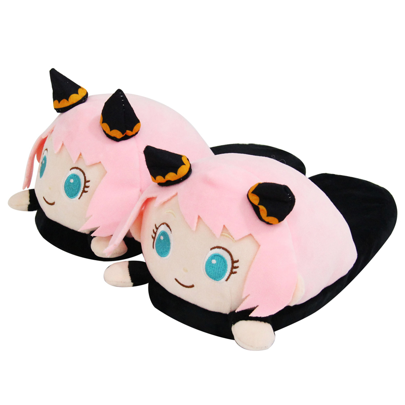 Dép Bông Đi Trong Nhà Hình Hoạt Hình anime Spyxfamily anya forger 28cm Giữ Ấm Mùa Đông Cho Nam Nữ