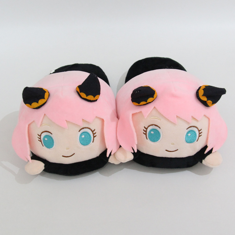 Dép Bông Đi Trong Nhà Hình Hoạt Hình anime Spyxfamily anya forger 28cm Giữ Ấm Mùa Đông Cho Nam Nữ