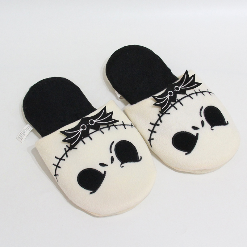 Dép Bông Đi Trong Nhà Hình disney the nightmare before christmas jack skellington 28cm Giữ Ấm Mùa Đông Cho Nam Nữ