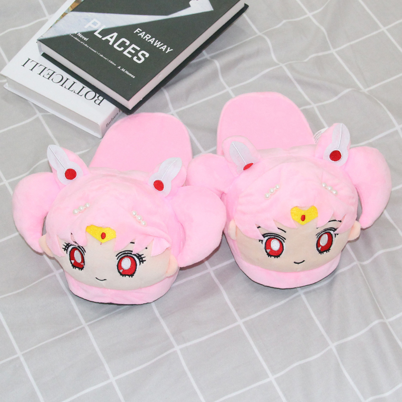 Dép Bông Đi Trong Nhà Hình Thủy Thủ Mặt Trăng 28cm tsukino usagi artemis luna Hóa Trang Cho Nam Và Nữ