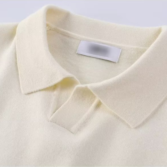 Áo sweater polo Tay Dài Dáng Rộng Họa Tiết Kẻ Sọc Màu Sắc Tương Phản Phong Cách Hàn Quốc Thời Trang Thu Đông Cho Nam