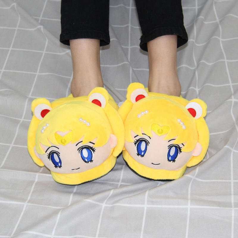 Dép Bông Đi Trong Nhà Hình Thủy Thủ Mặt Trăng 28cm tsukino usagi artemis luna Hóa Trang Cho Nam Và Nữ