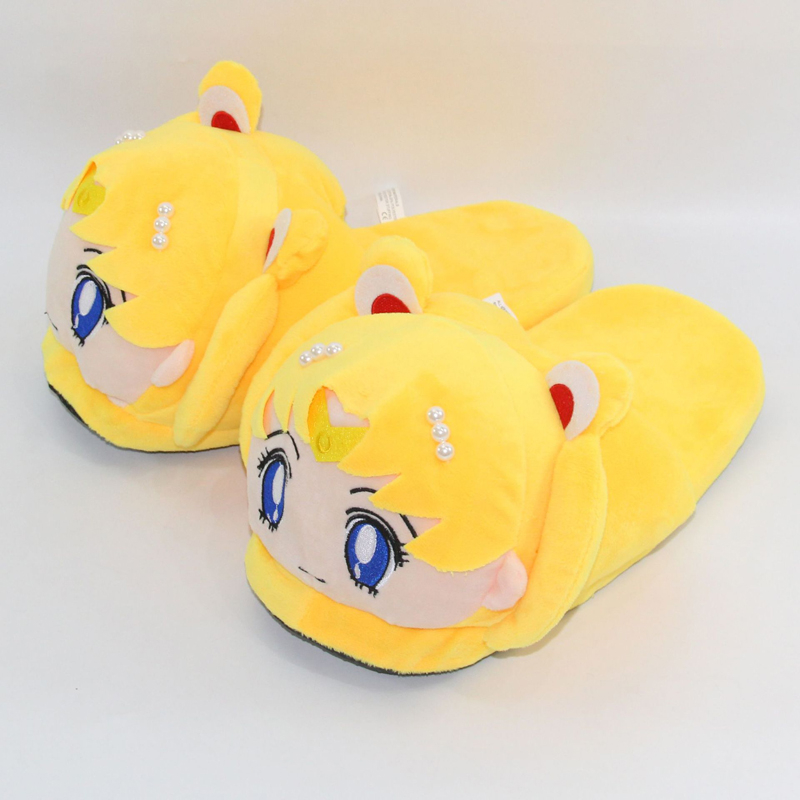 Dép Bông Đi Trong Nhà Hình Thủy Thủ Mặt Trăng 28cm tsukino usagi artemis luna Hóa Trang Cho Nam Và Nữ