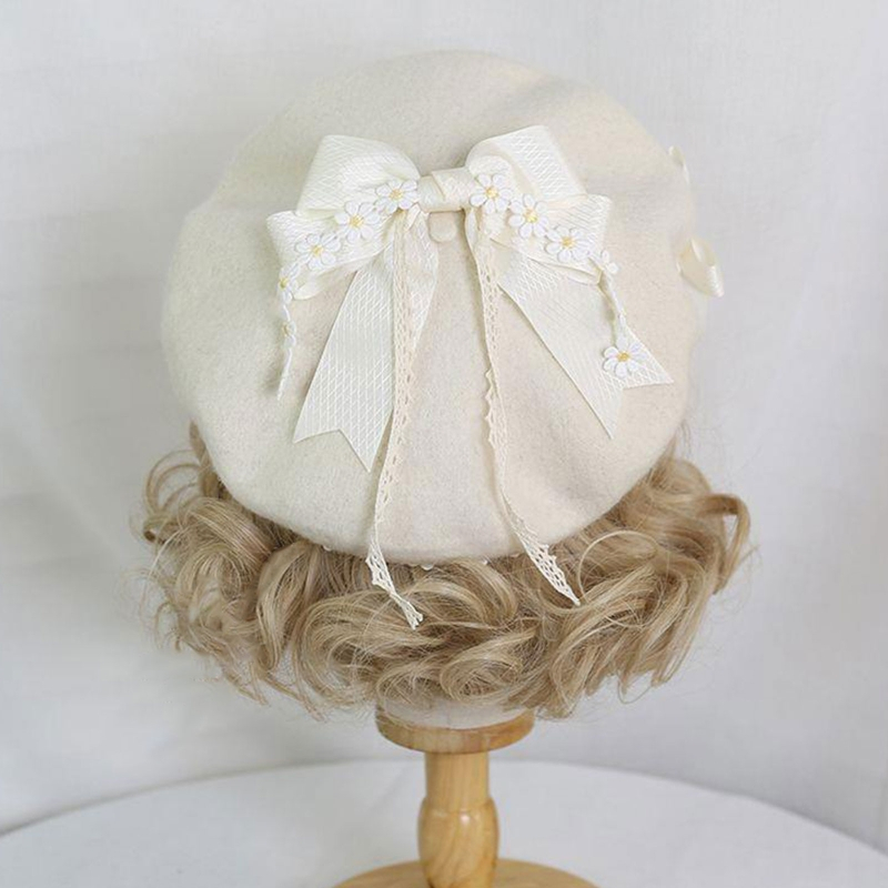 Mũ Beret Phong Cách Lolita Dành Cho Nữ