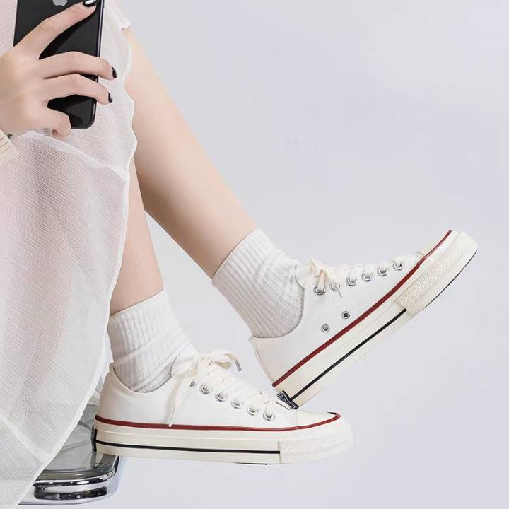 Giày Thể Thao Vải Bạt Thời Trang Hàn Cho Nữ Mềm Giày Thể Thao Siêu Nhẹ Thoáng Khí Thời Trang Năng Động