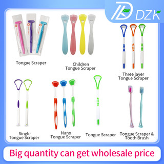 1pcs Dụng Cụ Vệ Sinh Lưỡi Bằng Silicone Oral Care Fresh Breath Tongue Scraper Tongue Brush Cleaner