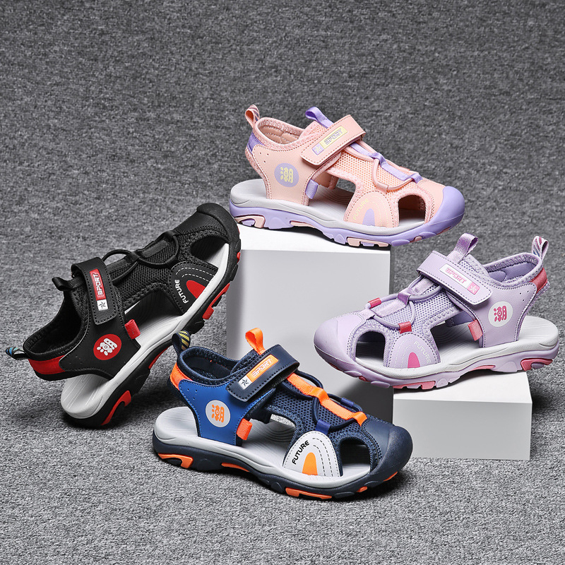 Giày Sandal Đế Mềm Chống Trượt Chống Va Chạm Dành Cho Trẻ Em sz28-39