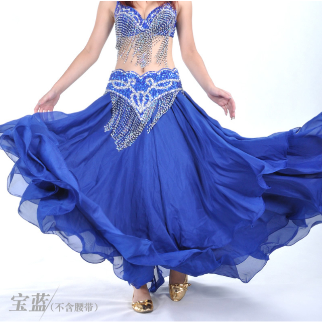 Chân Váy Xòe Múa Bụng Ba Lớp Chất Liệu chiffon Cao Cấp 12M