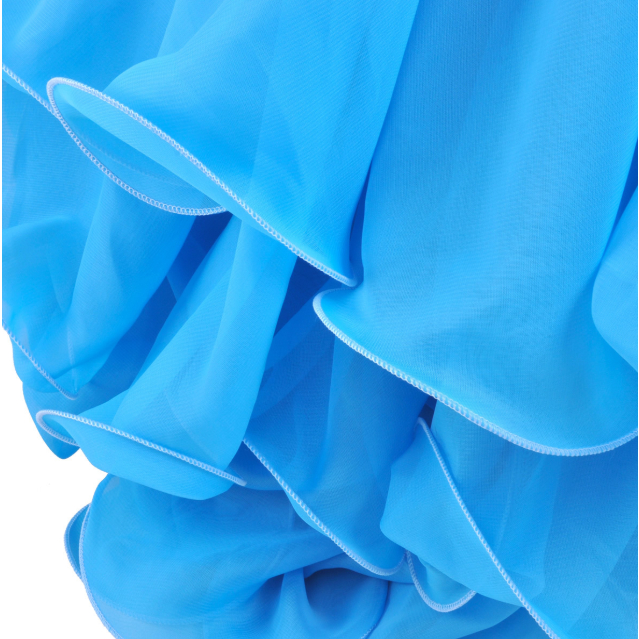 Chân Váy Xòe Múa Bụng Ba Lớp Chất Liệu chiffon Cao Cấp 12M