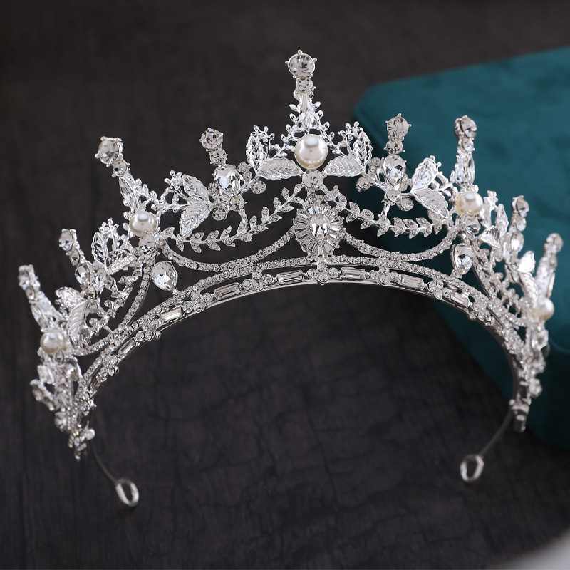 SevenMiss Vương Miện Hợp Kim Đính Đá Pha Lê Sang Trọng Cho Cô Dâu