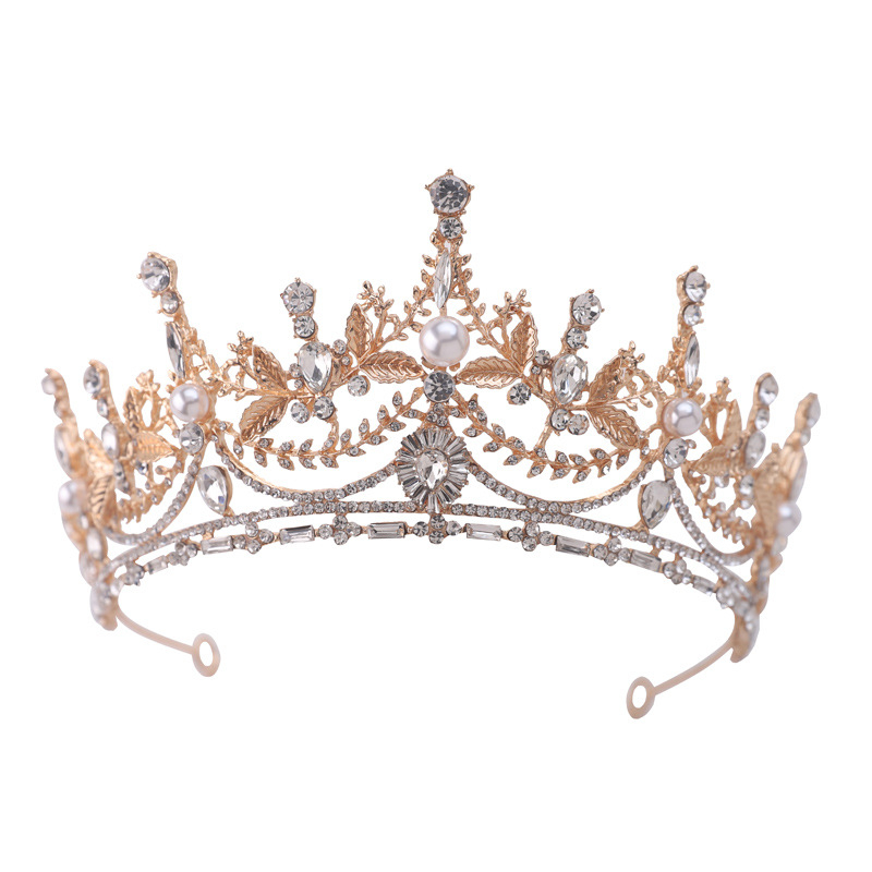 SevenMiss Vương Miện Hợp Kim Đính Đá Pha Lê Sang Trọng Cho Cô Dâu