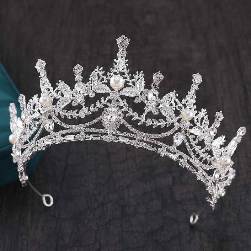 SevenMiss Vương Miện Hợp Kim Đính Đá Pha Lê Sang Trọng Cho Cô Dâu