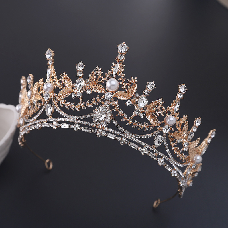 SevenMiss Vương Miện Hợp Kim Đính Đá Pha Lê Sang Trọng Cho Cô Dâu