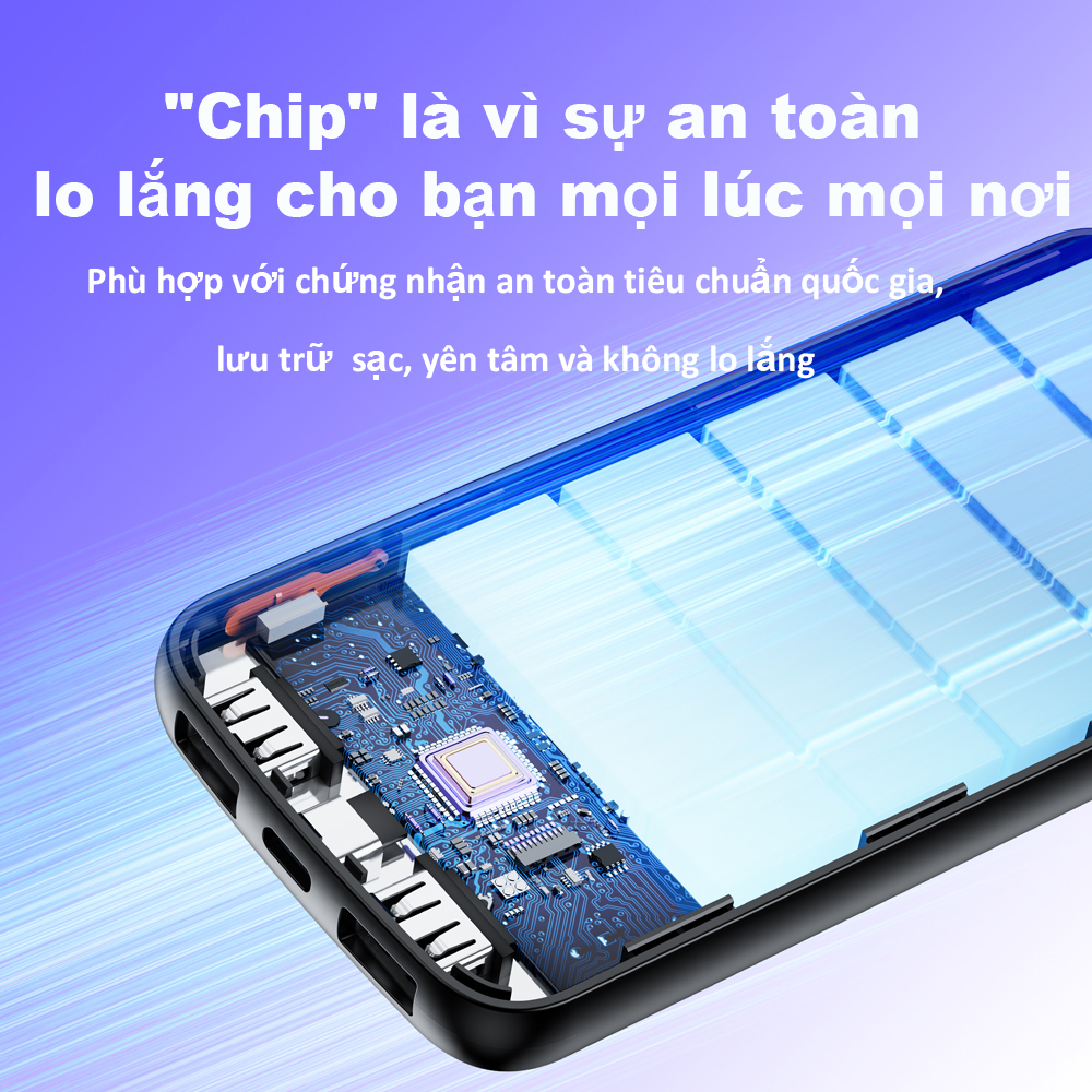 Pin Sạc dự phòng có sạc nhanh 10000mAh/20000mAh Màn hình LED TRANYOO PD/QC cho i Phone Samsung Xiaomi