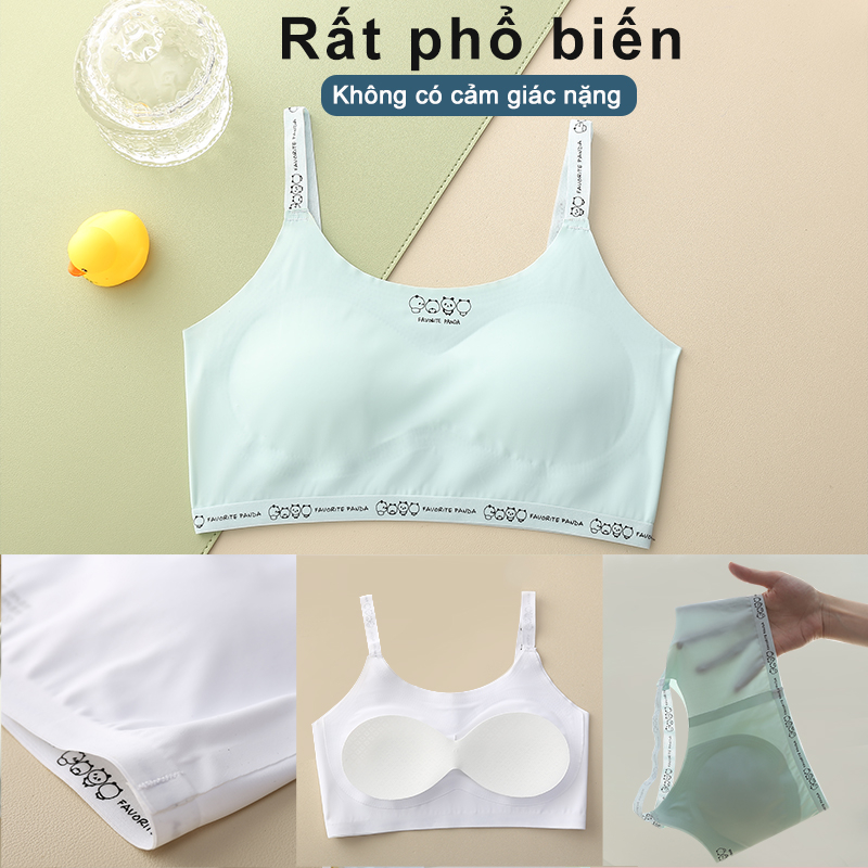 Latex Áo Lót Lụa Không Đường May Dành Cho Bé Gái 8-16 Tuổi