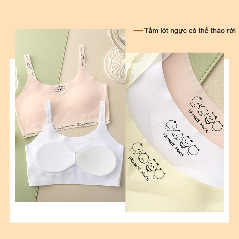 Latex Áo Lót Lụa Không Đường May Dành Cho Bé Gái 8-16 Tuổi