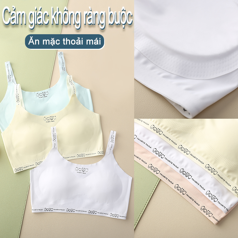 Latex Áo Lót Lụa Không Đường May Dành Cho Bé Gái 8-16 Tuổi