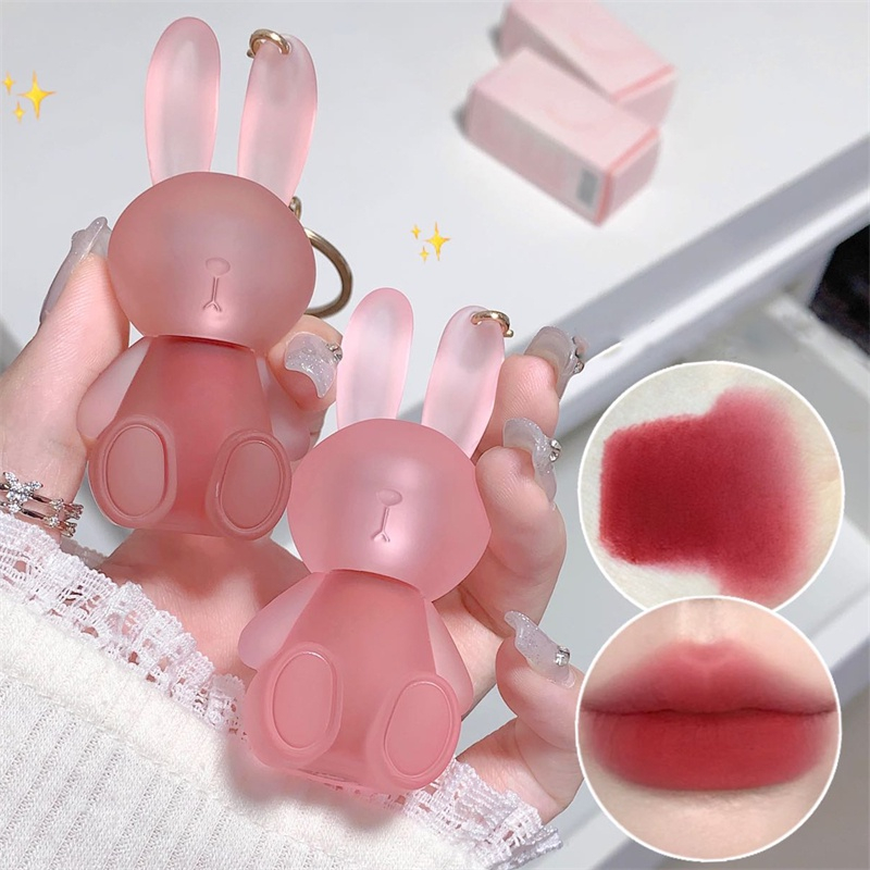 GEGE BEAR Son Kem Son Gấu Hot Trend Thiết Kế Cute Dưỡng Ẩm Lâu Trôi Lên Màu Cực Chuẩn