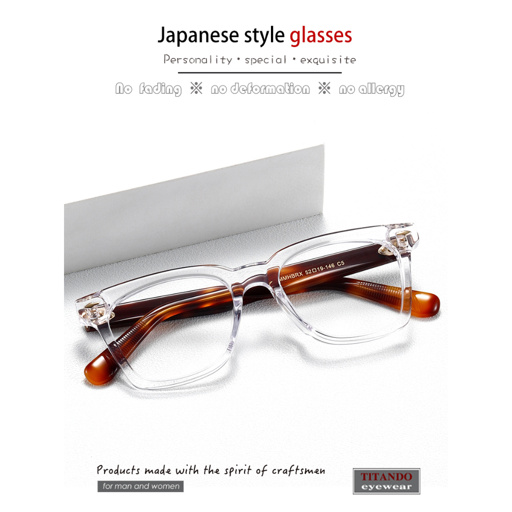 Gọng Kính Bằng Sợi acetate Thủ Công Phong Cách Mỹ Sang Trọng Thời Trang Cho Nam Và Nữ JACQUES JMMHBRX