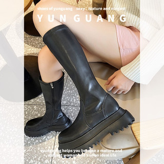Giày boot cổ ngắn đế dày thời trang dành cho nữ