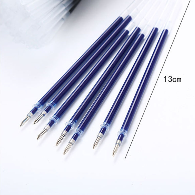 Ruột Bút Mực gel Ngòi 0.5mm φ2.45mm Dài 13cm Đỏ/Đen/Xanh Dương Màu Sắc