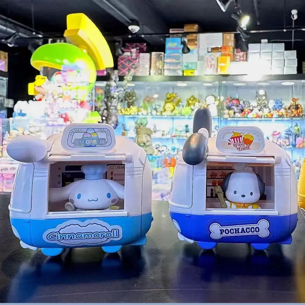 Sanrio Hộp Bí Ẩn Thức Ăn Nhanh Phiên Bản Xe Tải kuromi melody Tai To pacha kt