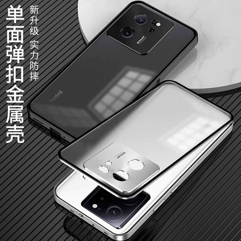 Ốp Điện Thoại acrylic Nhám Khung Hợp Kim Nhôm Cho xiaomi redmi k60 ultra k60 pro