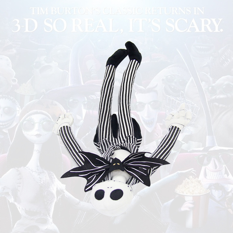Thú Nhồi Bông Hình Nhân Vật disney the nightmare before christmas jack skellington Kích Thước 50cm
