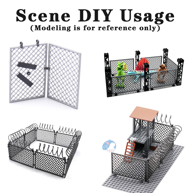 Bảo Vệ Hàng Rào Bảo Vệ Mô Hình diy - Phụ kiện khối xây dựng MOC