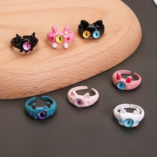 ✨✨Nhẫn Thời Trang Hàn Quốc Y2K Hình Mèo / Quái Vật Đáng Yêu