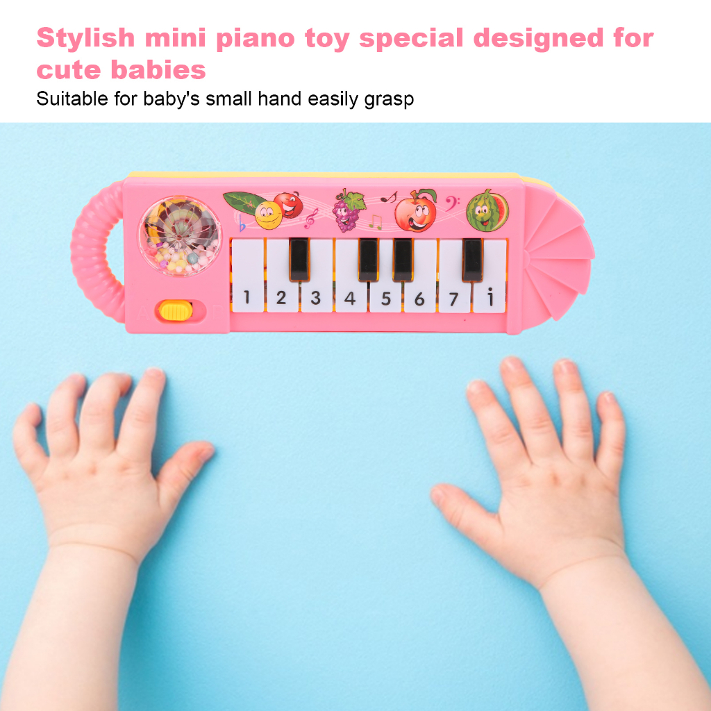 Babycare Có hàng sẵn Đồ chơi đàn piano âm nhạc nhỏ Giáo dục sớm cho trẻ em di động bé