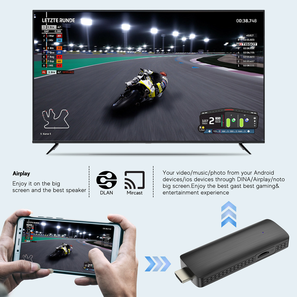 Tv stick m98 4k tv Hỗ Trợ android 11smart tv stick Cho google