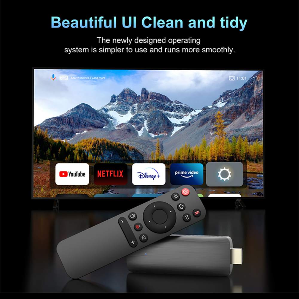 Tv stick m98 4k tv Hỗ Trợ android 11smart tv stick Cho google