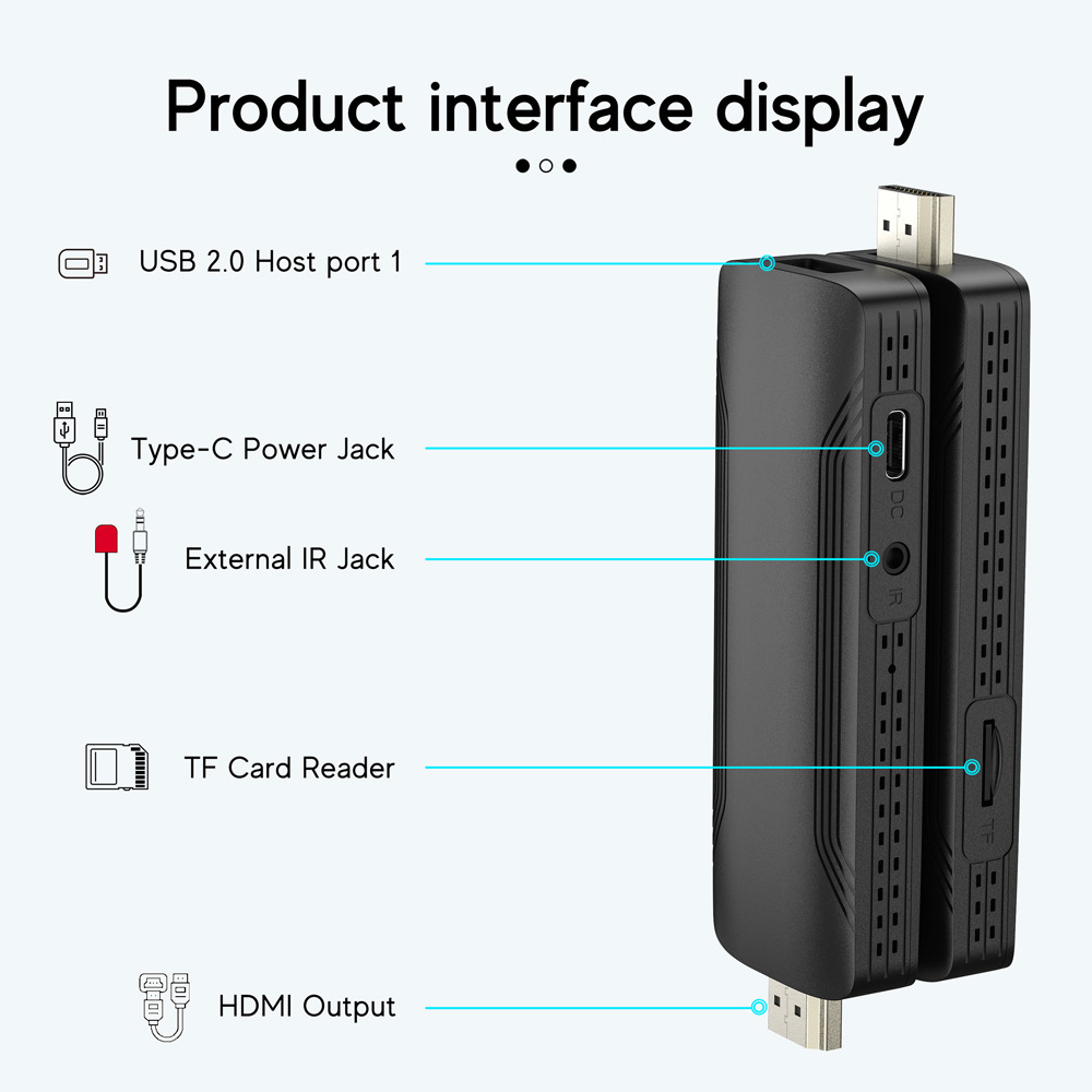 Tv stick m98 4k tv Hỗ Trợ android 11smart tv stick Cho google
