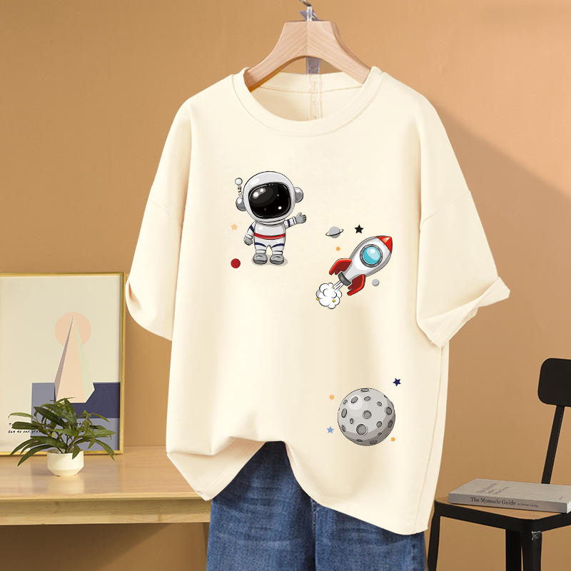 Hoạt Hình Miếng Dán Trang Trí Quần Áo Cách Nhiệt Hình Phi Hành Gia Xinh Xắn