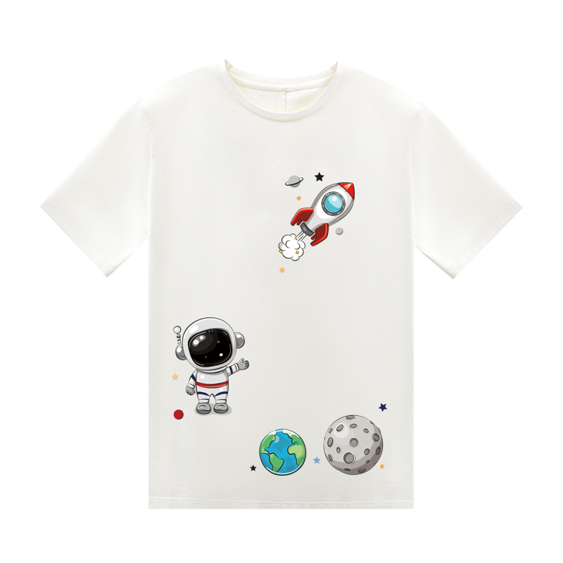 Hoạt Hình Miếng Dán Trang Trí Quần Áo Cách Nhiệt Hình Phi Hành Gia Xinh Xắn