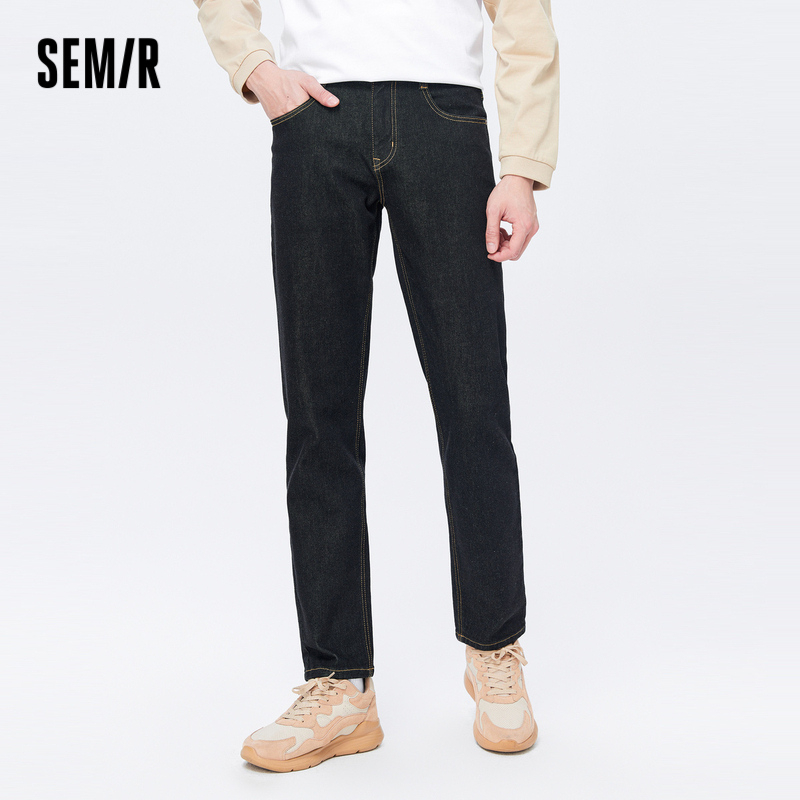 Semir Quần Jean Dài Dáng Suông Thiết Kế Đơn Giản Kiểu retro Thời Trang Xuân Thu Cho Nam