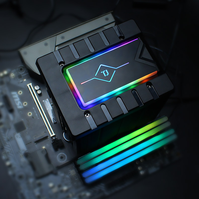 Tianjifeng Đèn Tản Nhiệt 6 Ống Cho intel lga2011 lga1200 lga1155 amd am4 fm2